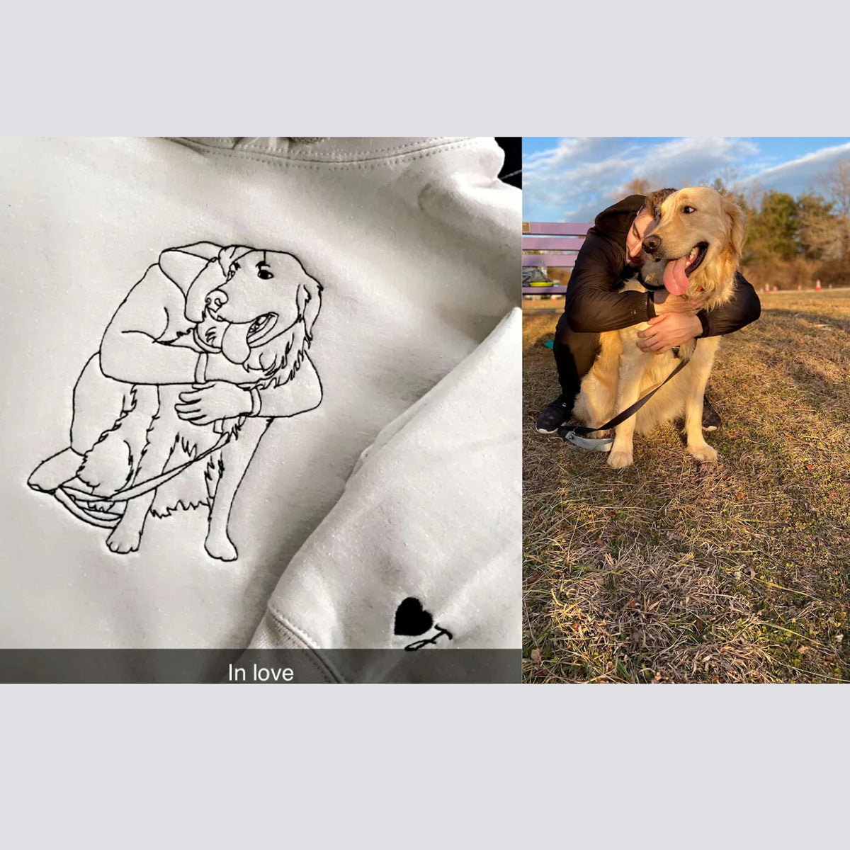 Custom Embroidered Pet Portrait From Your Photo