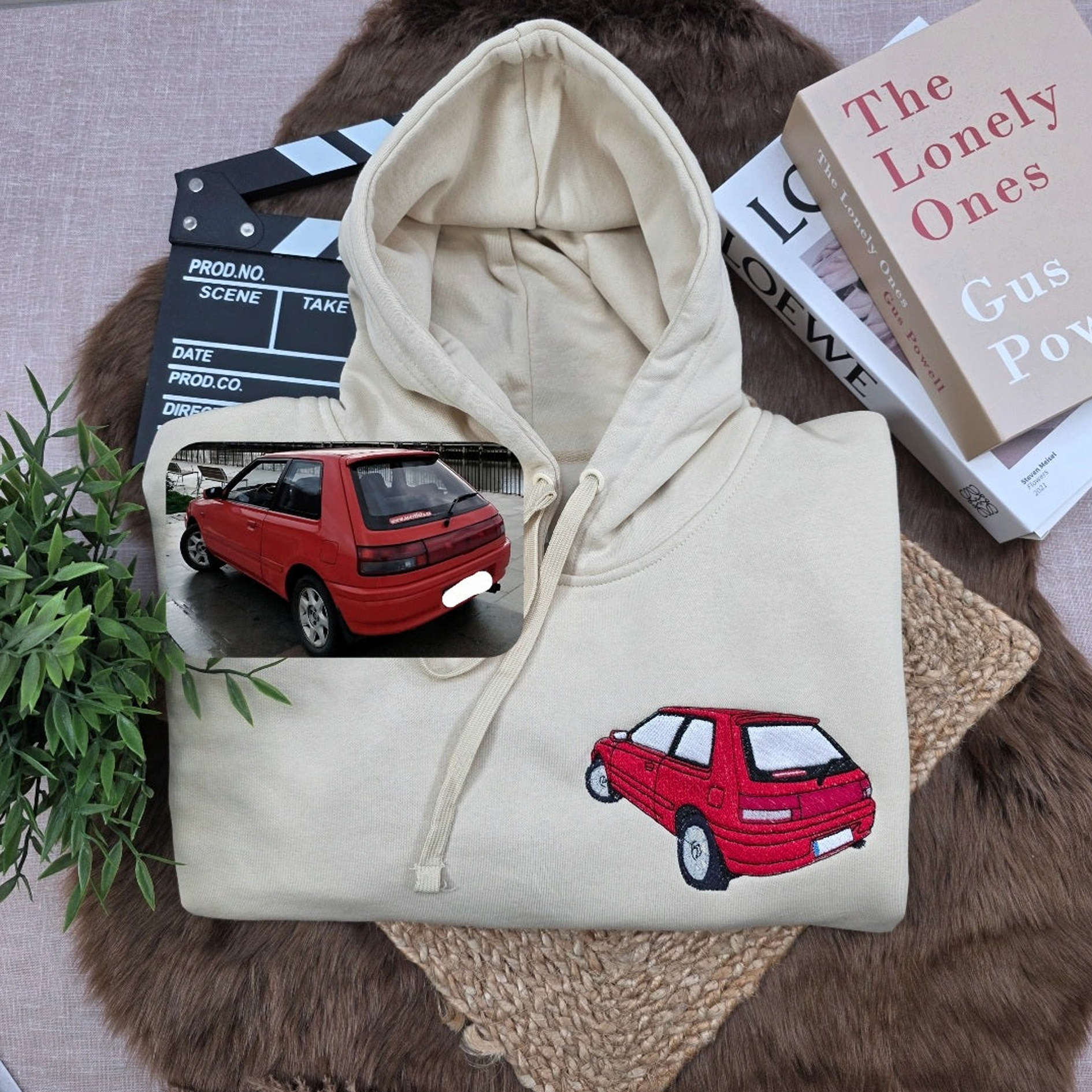 Custom Embroidered Car from Your Photo